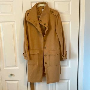 Ann Taylor wool wrap trench coat - size L